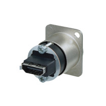 HDMI Feedthrough Adapter D-size Alloggiamento in nichel