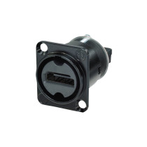 HDMI Feedthrough Adapter D-size Alloggiamento nero