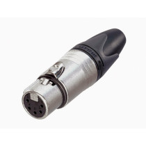 XLR 5P Connector - female - Neutrik XX Contatti in argento - alloggiamento nichel