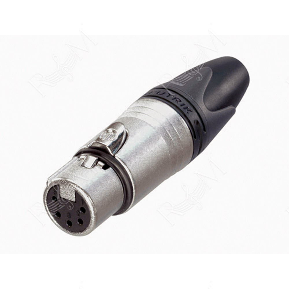 XLR 5P Connector - female - Neutrik XX Contatti in argento - alloggiamento nichel