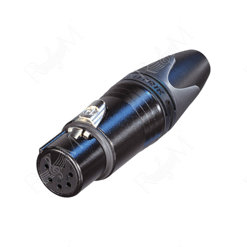 XLR 5P Connector - female - Neutrik XX Contatti in argento - alloggiamento nero