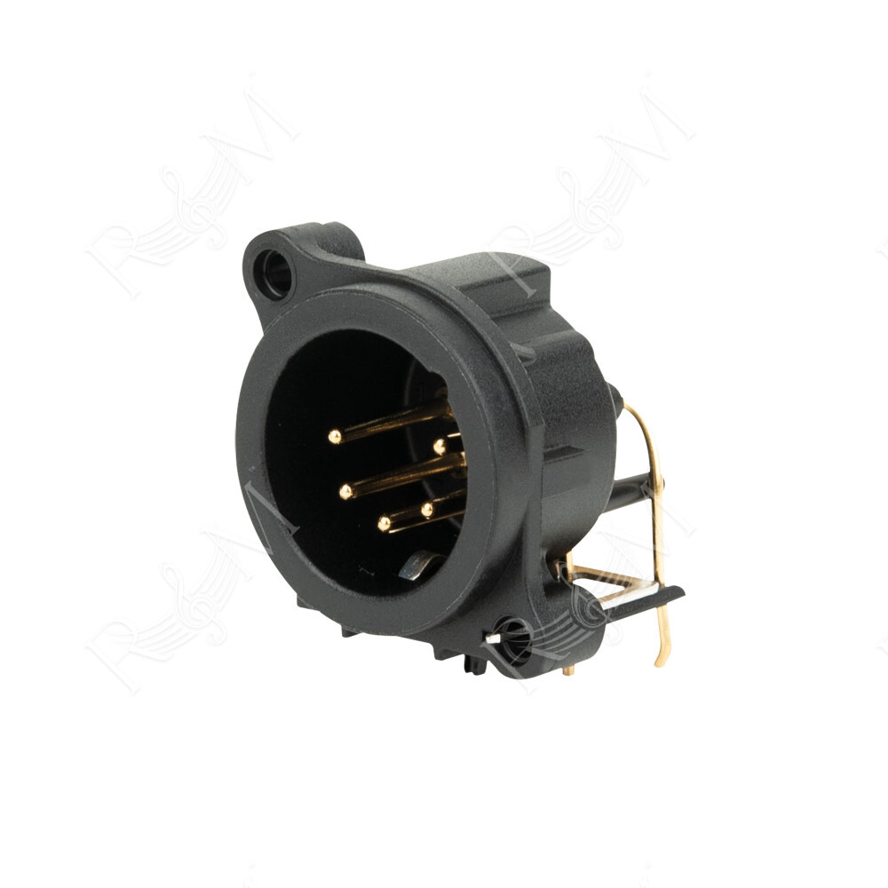 XLR 5-pin male chassis