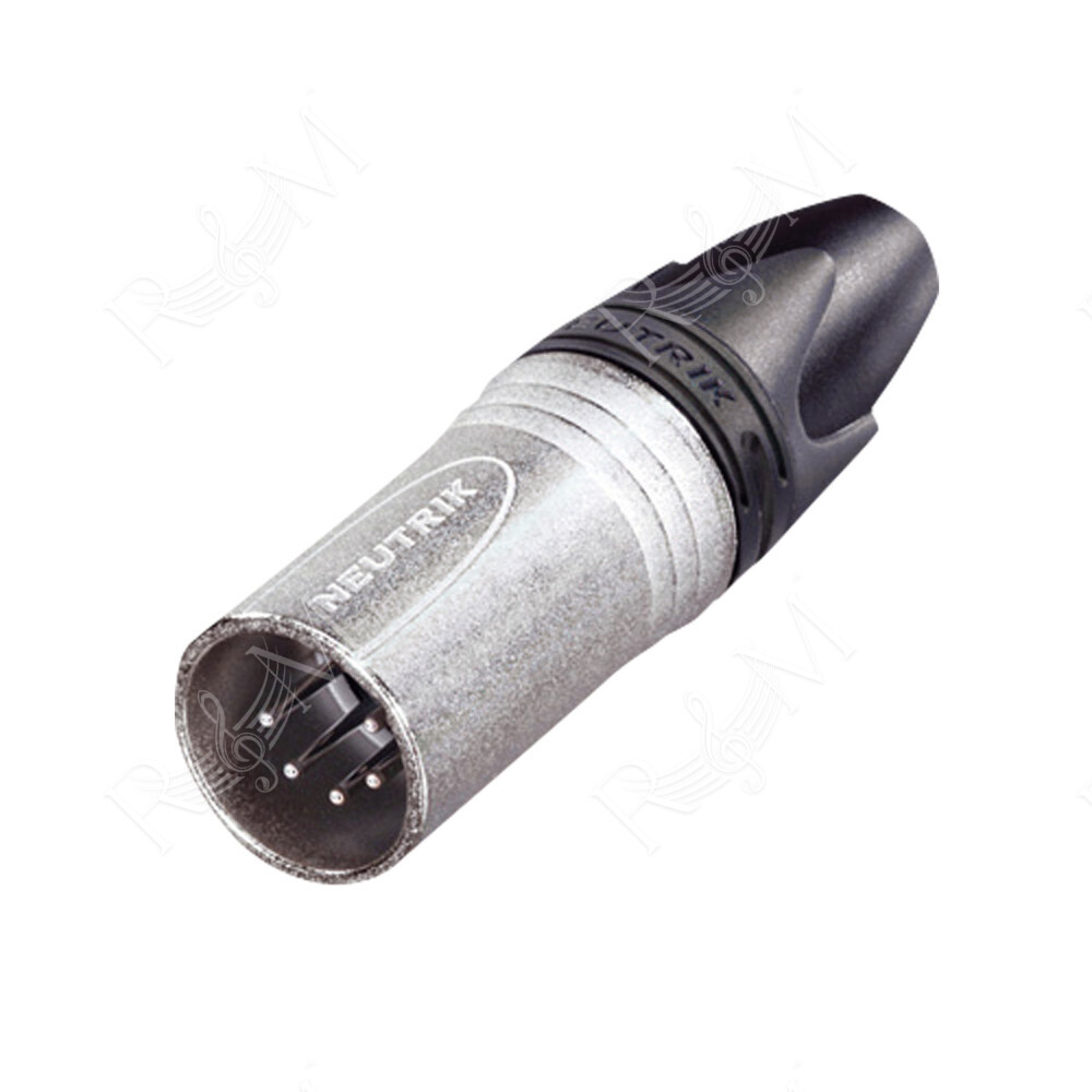 XLR 5P Connector - male - Neutrik XX Contatti in argento - alloggiamento nichel