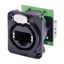 etherCON D-size Alloggiamento nero