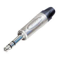 Jack Plug 6.3 mm Stereo Alloggiamento in nichel