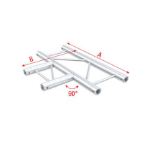 Pro-30 Step P Truss - Cross HB35 - 90° corner - horizontal