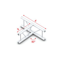 Pro-30 Step P Truss - Cross VB36 - 90° corner - vertical