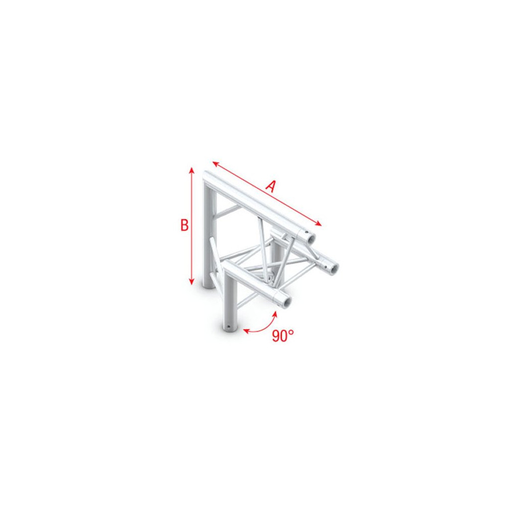 Pro-30 Triangle P Truss - Corner apex up ACB24 - 90° corner - P