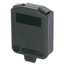 D-size hinged Cover IP42 Nero