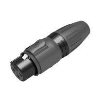 Connettore XLR 3P, femmina, IP65