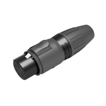 Connettore XLR 5P, femmina, IP65