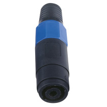 Speaker 4P Connector - female Cappuccio finale blu - femmina