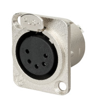 XLR 5P Chassis - female Femmina