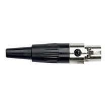 N-CON Mini XLR 4P Plug - female Femmina