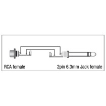 XGA06 - RCA/F to Jack/M mono