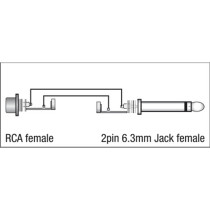 XGA06 - RCA/F to Jack/M mono