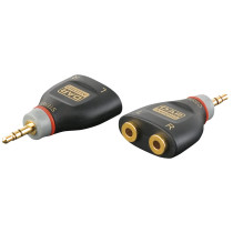 XGA16 - mini-jack/M stereo to 2x mini-jack/F