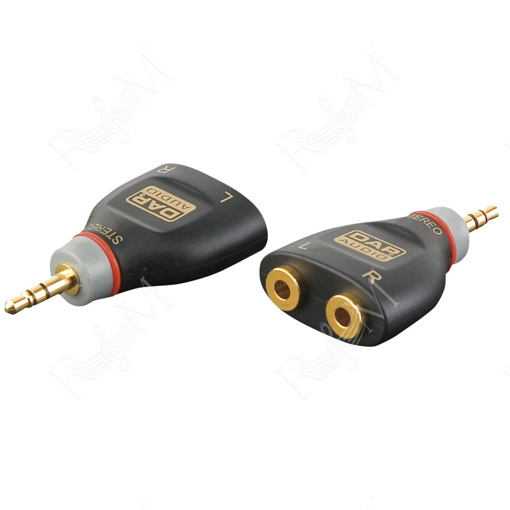 XGA16 - mini-jack/M stereo to 2x mini-jack/F