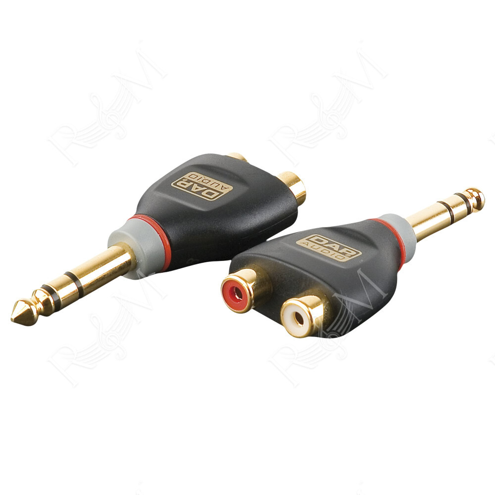 XGA18 - Jack/M stereo to 2x RCA/F