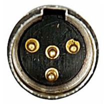 N-CON Mini XLR 4P Plug - male Maschio