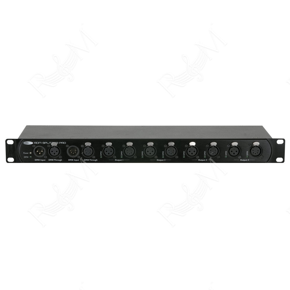 RDM Splitter Pro Booster DMX a 4 canali, con XLR a 3 e 5 poli RDM