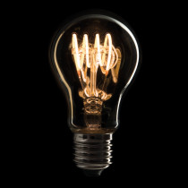 LED Filament Bulb E27 4 W - dimmerabile - copertura in vetro dorato