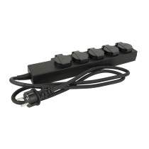 Multisocket Schuko 5-way 3x 1.5 mm² 1.5 m