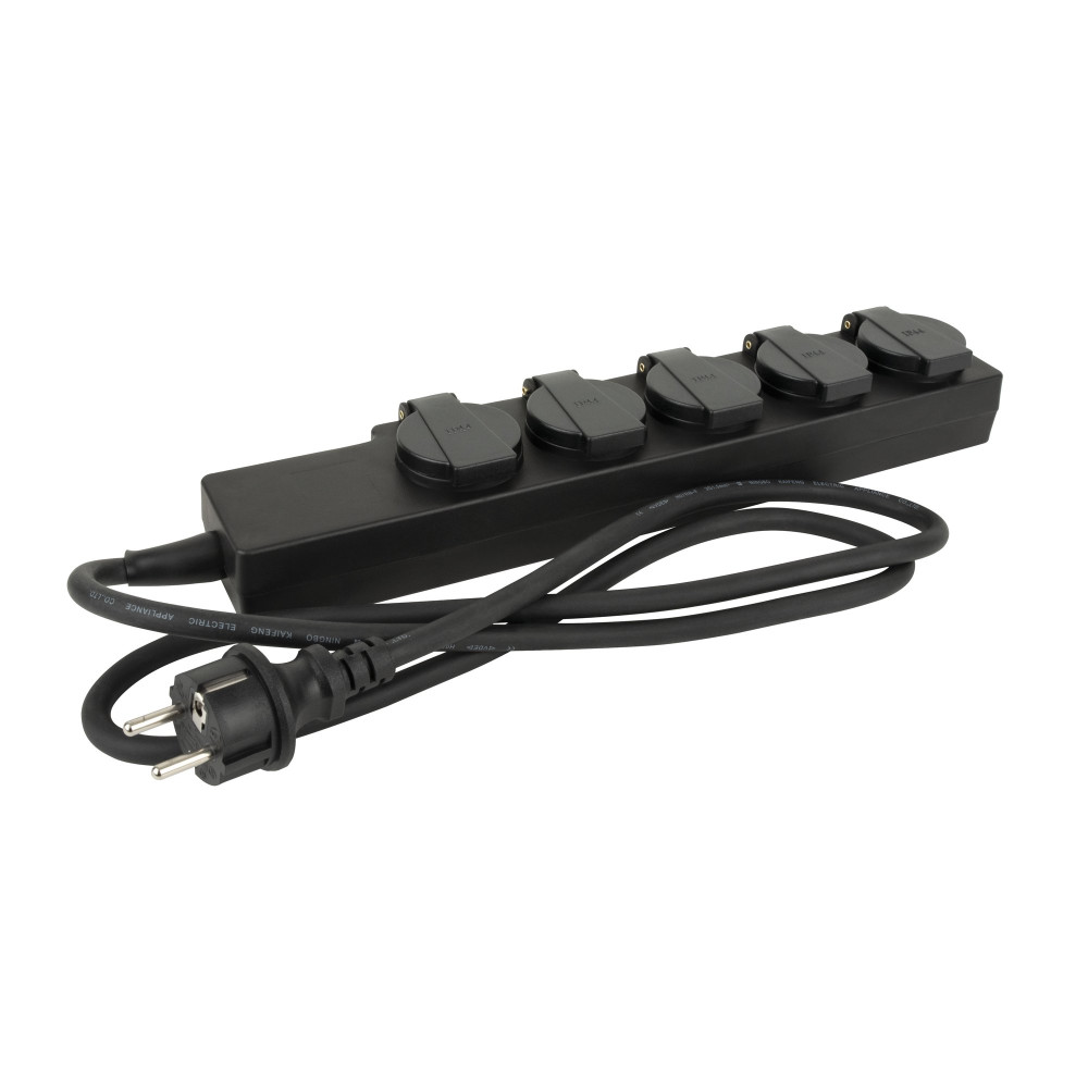 Multisocket Schuko 5-way 3x 1.5 mm² 1.5 m