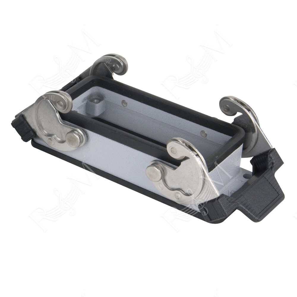 16/72-pin Chassis Open Bottom/Clips Grigio con armadietti