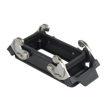 16/72-pin Chassis Open Bottom/Clips Nero con armadietti