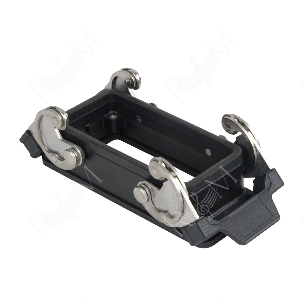 16/72-pin Chassis Open Bottom/Clips Nero con armadietti