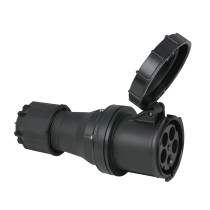 CEE 125 A/400 V 5-pin Plug female Nero - IP67
