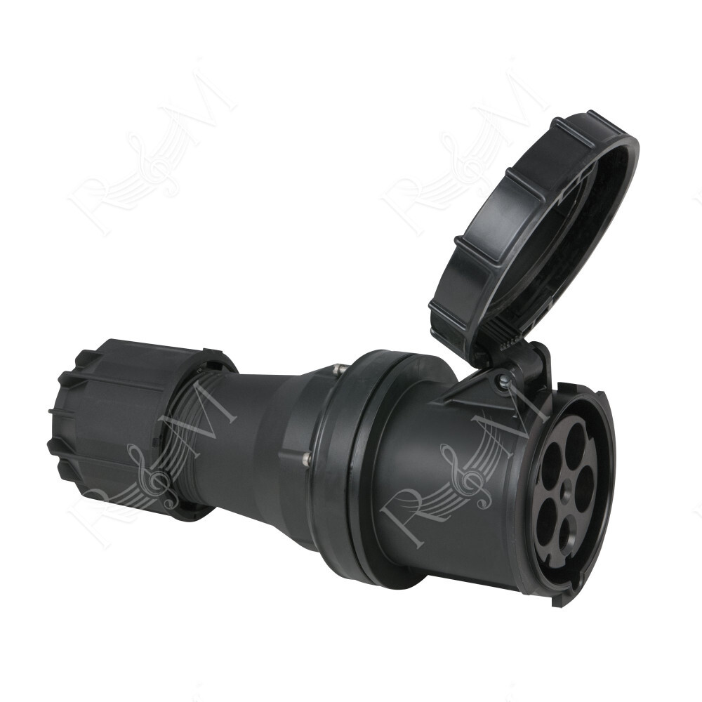 CEE 125 A/400 V 5-pin Plug female Nero - IP67
