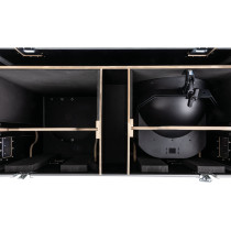 Flight case per 2x Showtec Goliath