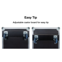 Flight case per 2x Showtec Goliath
