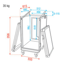 Combi Case Custodia combo 16+14U