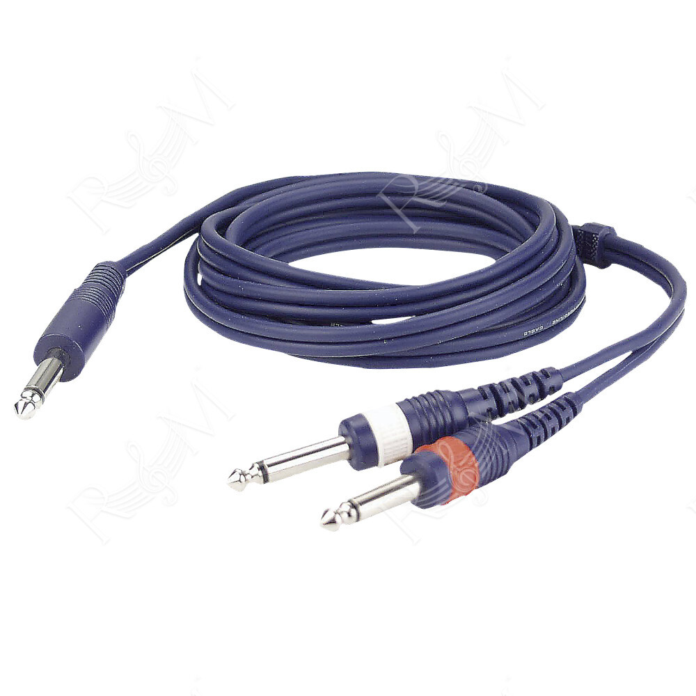 FL32 - mono Jack to 2 mono Jack L/R 3 m