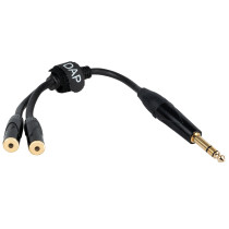 FLA5 - da jack stereo maschio a 2 mini-jack stereo femmina
