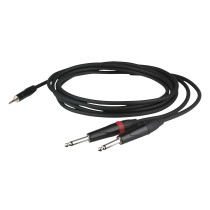 FLX31 - stereo mini-jack to 2 mono Jack L/R corpo jack a incasso - 3m