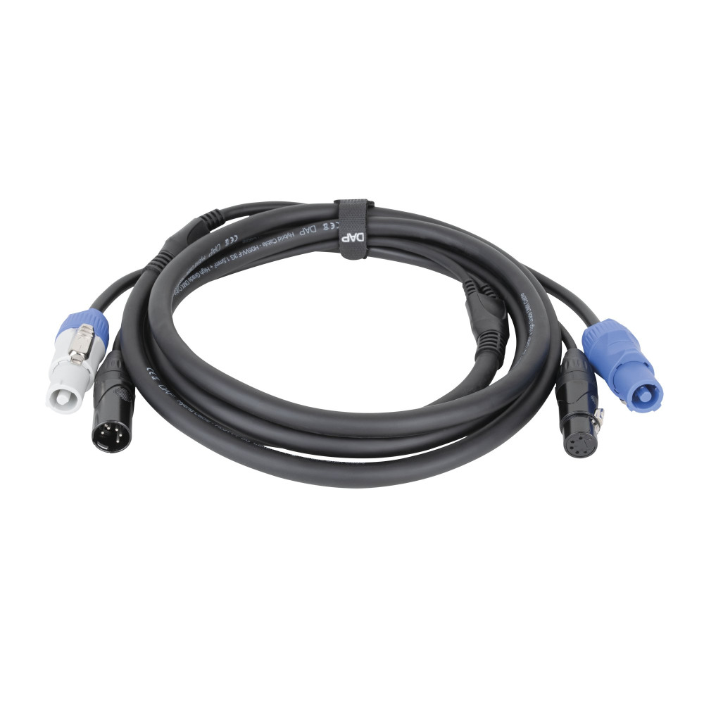 FP21 Hybrid Cable - Power Pro & 5-pin XLR - DMX /  Power