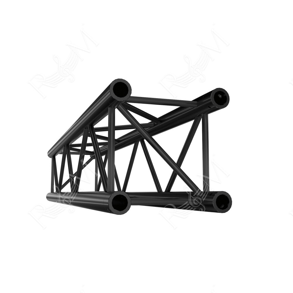 Pro-30 Square F Truss - Straight QTF1500 - 1500 mm - black