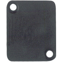 Piastrina di copertura per foro XLR.