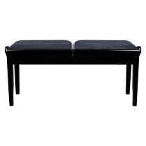 pPanca doppia professionale in legno per piano ed organo con sedute imbottite con rivestimento in similpelle./p 