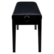 pPanca doppia professionale in legno per piano ed organo con sedute imbottite con rivestimento in similpelle./p 