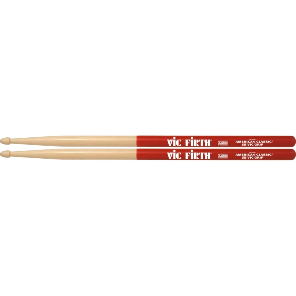 COPPIA BACCHETTE VIC FIRTH GRIP 5BVG LEGNO