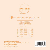 SET OPTIMA PROTOS 1110 VIOLA 4/4