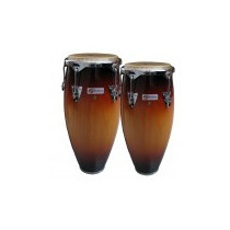 COPPIA CONGAS SOUNDSATION  SCO10-SB 10 +11"  SUNBURST  HW-BK