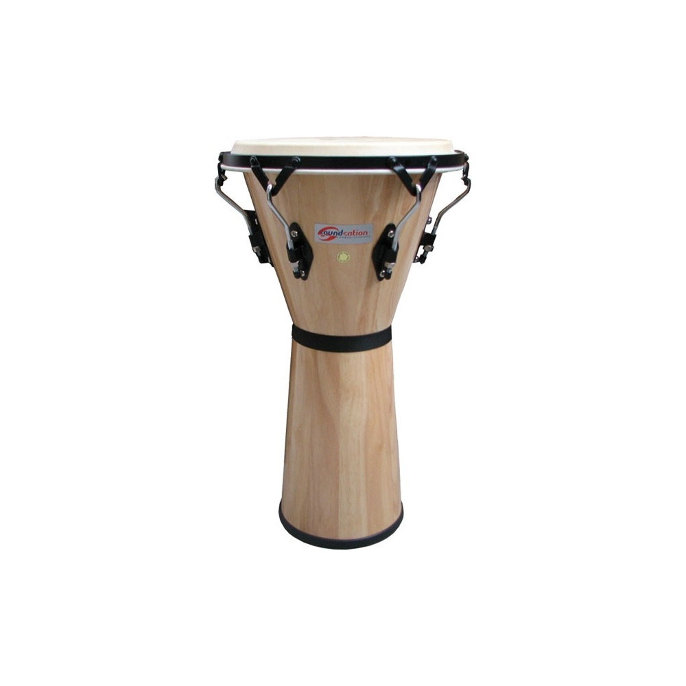 DJEMBE SOUNDSATION SDJ01-NT 12" 1/2" NATURALE HW-BK