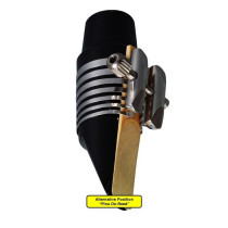 LEGATURA ROVNER P-1RVS PLATINUM PER SAX SOPRANO BOCCHINO EBANITE