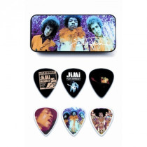 BOX IN METALLO 12 PLETTRI DUNLOP JIMI HENDRIX JHPT01M MEDIUM